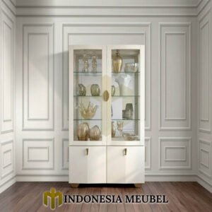 Lemari Hias Putih Minimalis Desain Eksklusif Terbaru IM-1145