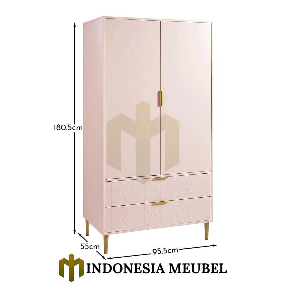 Lemari Baju Minimalis Modern Sweet Pinky Girly Design IM-1155 3 Lemari Baju Minimalis Modern Sweet Pinky Girly Design IM-1155.2
