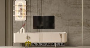 Set Meja TV Minimalis Modern Camonic Furniture Jepara Kualitas IM-1174