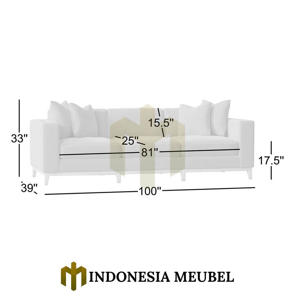 Sofa Tamu 3 Dudukan Minimalis Cantik Softly Royal Foam IM-1172 3 Sofa Tamu 3 Dudukan Minimalis Cantik Softly Royal Foam IM-1172.2