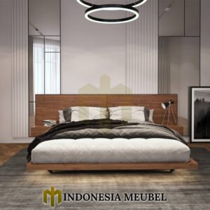 Home 2 Tempat Tidur Jati Minimalis Modern Solid Headboard IM-1167
