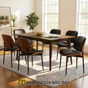 Harga Meja Makan Minimalis Industrial Design Furniture Jepara IM 1219