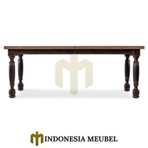 Meja Makan Jati Minimalis Klasik Old Design Eksklusif IM-1203