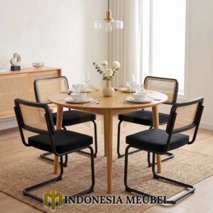 Meja Makan Minimalis Industrial Cesca Chair Design IM-1217 4 Meja Makan Minimalis Industrial Cesca Chair Design IM 1217