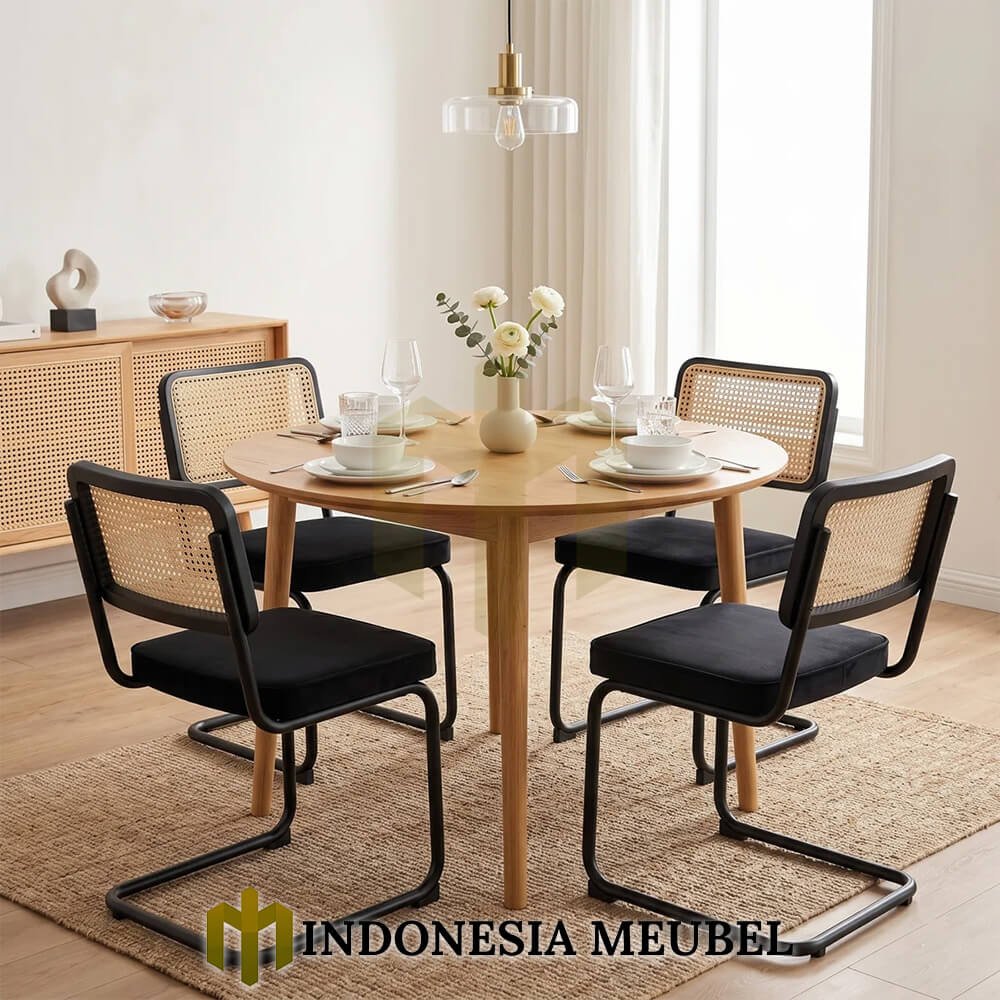 Meja Makan Minimalis Industrial Cesca Chair Design IM-1217 1 Meja Makan Minimalis Industrial Cesca Chair Design IM-1217
