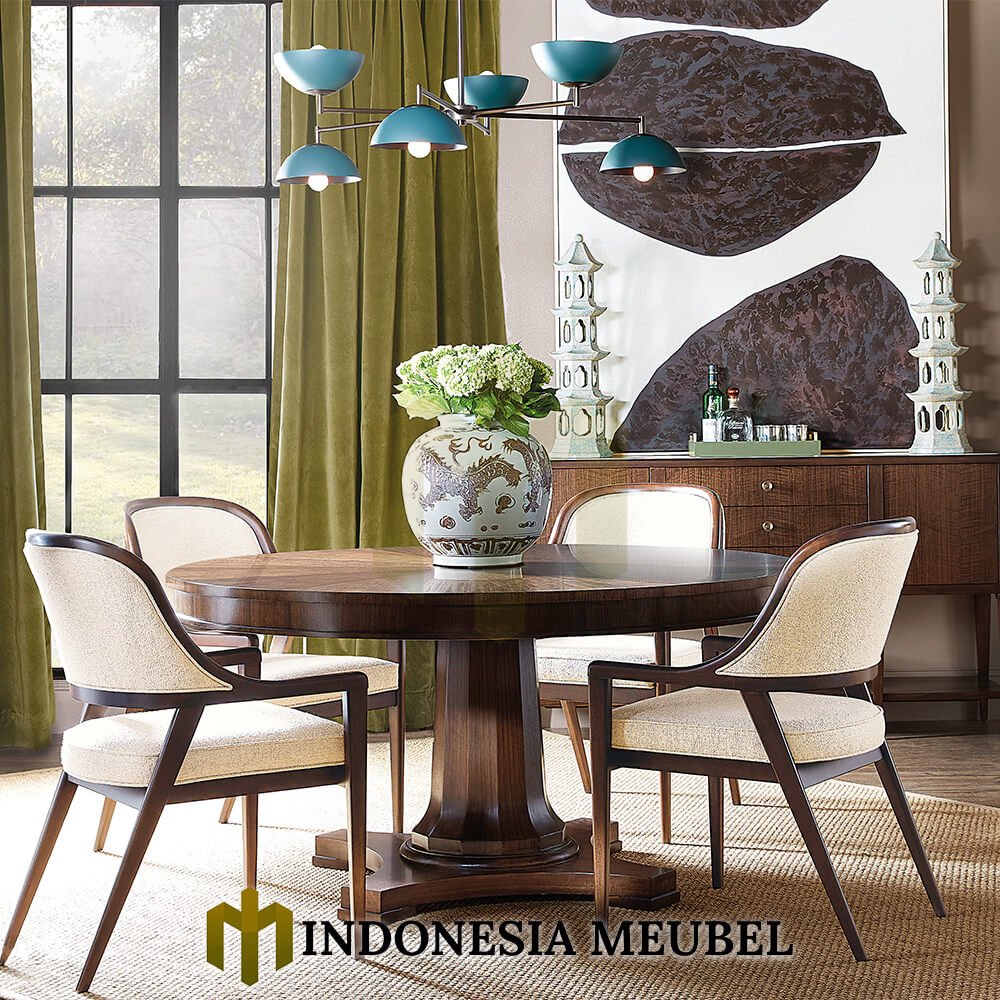 Meja Makan Minimalis Kayu Jati Kursi 4 Premium Style IM-1204 1 Meja Makan Minimalis Kayu Jati Kursi 4 Premium Style IM-1204