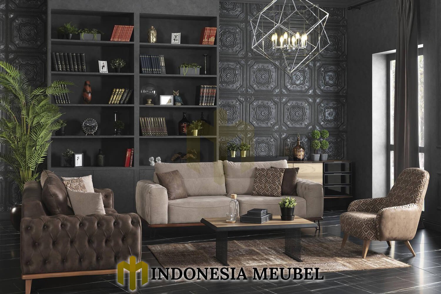 Sofa Tamu Jepara Minimalis Industrial Design Spesial Kemerdekaan IM-1207 1 Sofa Tamu Jepara Minimalis Industrial Design Spesial Kemerdekaan IM-1207