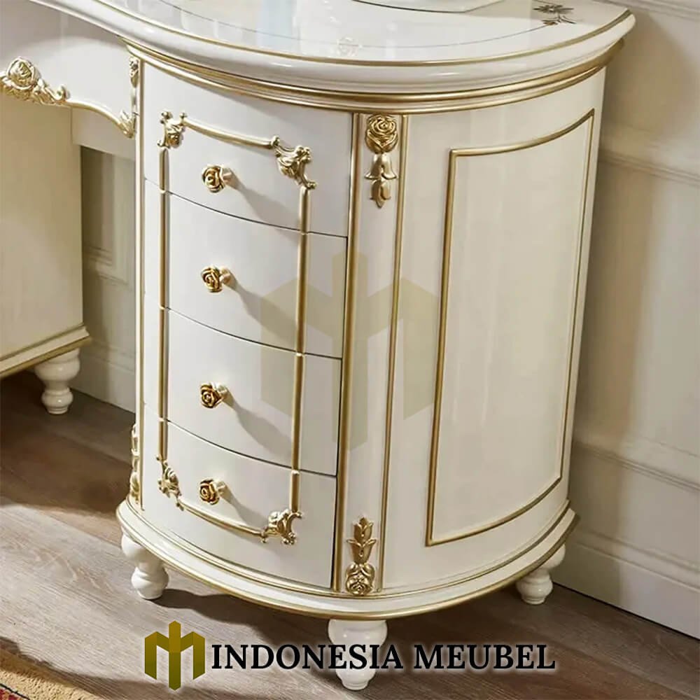 Harga Meja Rias Mewah Jepara Putih Duco Classic Carving Palace IM-1236 3 Harga Meja Rias Mewah Jepara Putih Duco Classic Carving Palace IM-1236.2