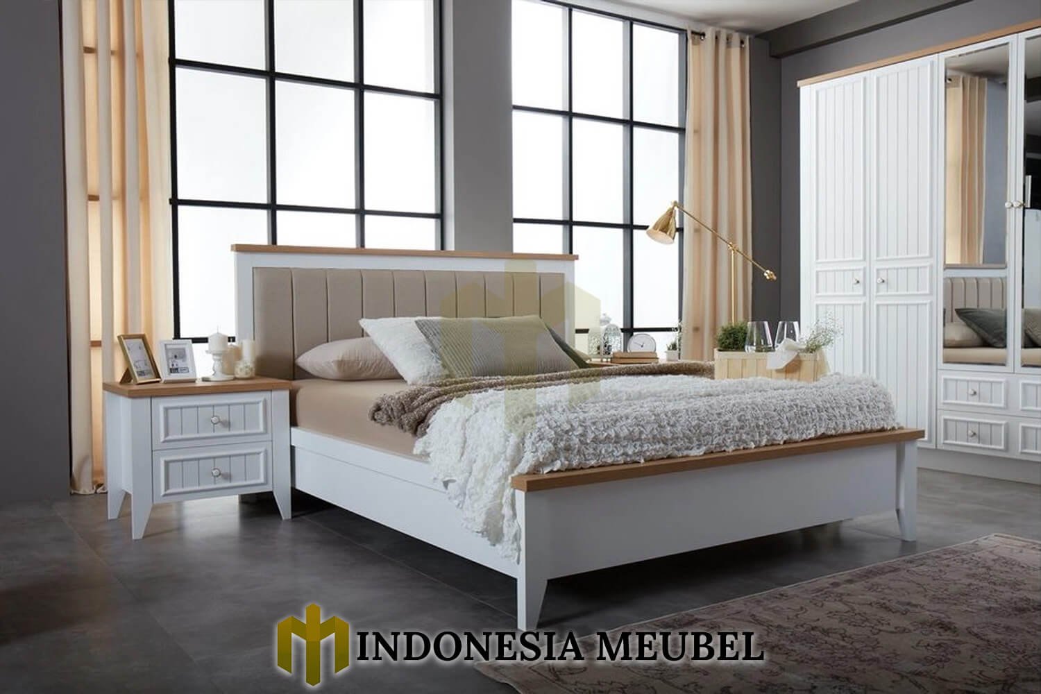 Kamar Set Minimalis Jepara Vintage Scandinavian Premium Style IM-1230 2 Kamar Set Minimalis Jepara Vintage Scandinavian Premium Style IM-1230.1