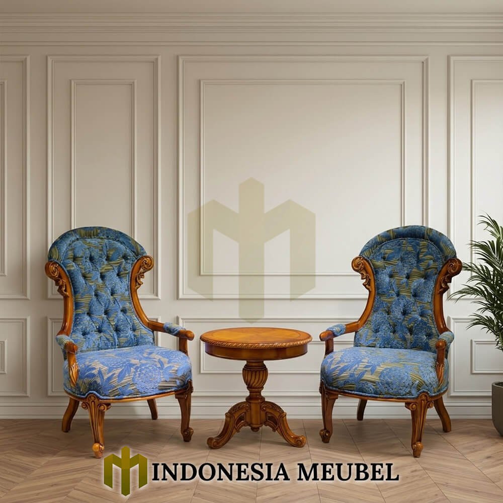 Kursi Sofa Jati Mewah Set Coffee Table Desain Cantik IM-1238 1 Kursi Sofa Jati Mewah Set Coffee Table Desain Cantik IM-1238