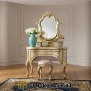 Meja Rias Klasik Mewah Gold Carving Style IM-1235