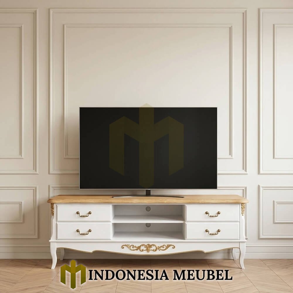 Bufet TV Mewah Terbaru Shabby Europan Simple Carved IM-1308 3 Bufet TV Mewah Terbaru Shabby Europan Simple Carved IM-1308.2