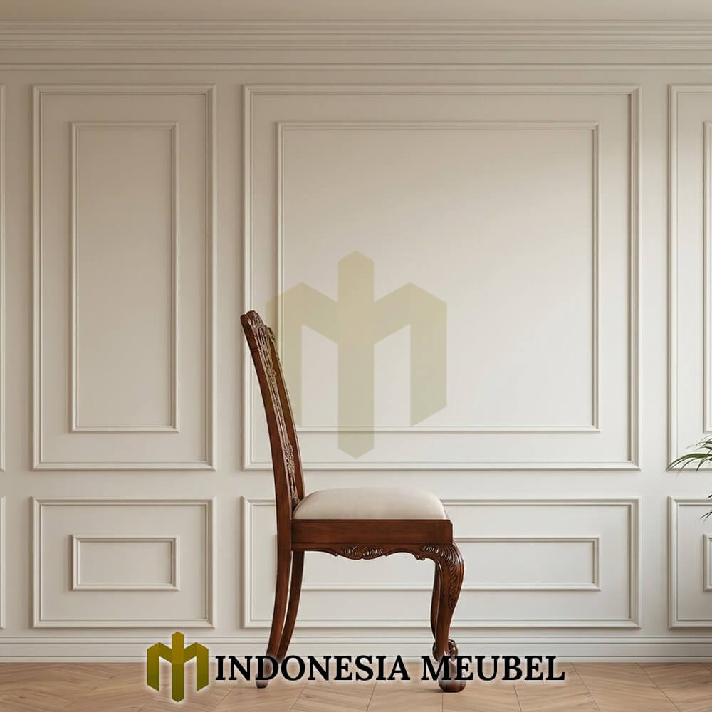 Kursi Makan Mewah Kayu Jati Solid Classic Natural Salak Brown IM-1295 2 Kursi Makan Mewah Kayu Jati Solid Classic Natural Salak Brown IM-1295.1