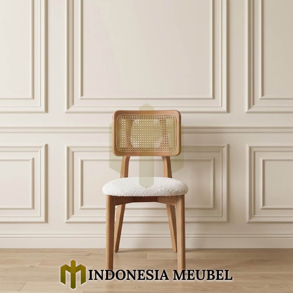 Kursi Makan Minimalis Jati Cantik Desain Kursi Rotan Terbaru IM-1268 1 Kursi Makan Minimalis Jati Cantik Desain Kursi Rotan Terbaru IM-1268