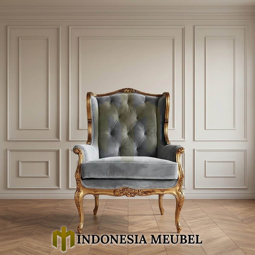 Kursi Sofa Mewah Jepara Wing Chair Design Premium IM-1319 1 Kursi Sofa Mewah Jepara Wing Chair Design Premium IM-1319
