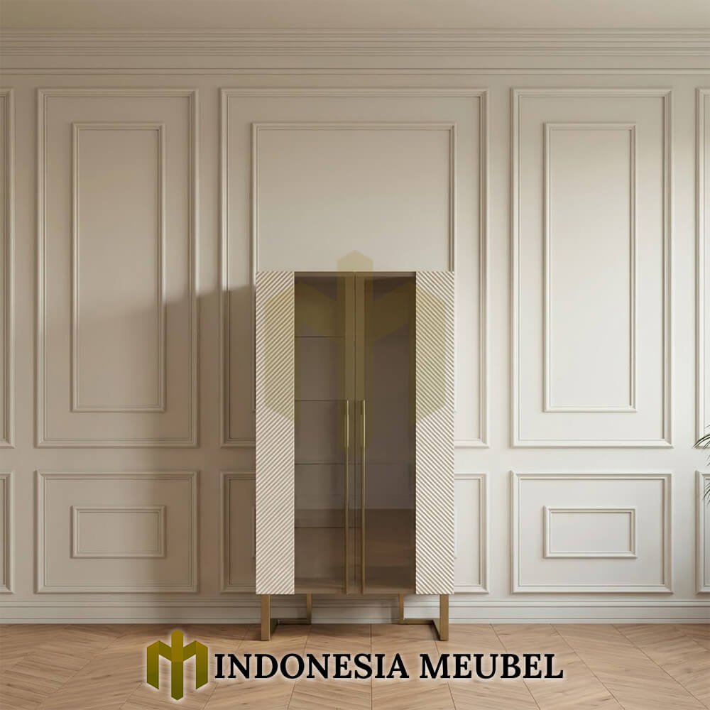 Lemari Hias Kaca Minimalis Modern Design Solid Duco IM-1299 1 Lemari Hias Kaca Minimalis Modern Design Solid Duco IM-1299