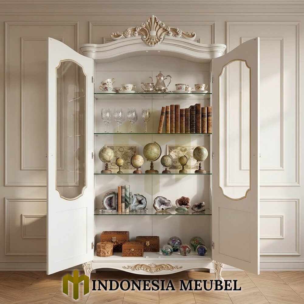 Lemari Pajangan Terbaru Mewah Thrones Carving Majestic Design IM-1306 2 Lemari Pajangan Terbaru Mewah Thrones Carving Majestic Design IM-1306.1