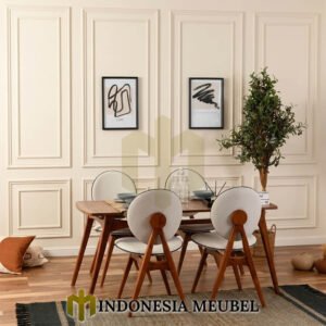 Meja Makan Minimalis Jati Shabby Vintage Style Solid Wood IM-1261