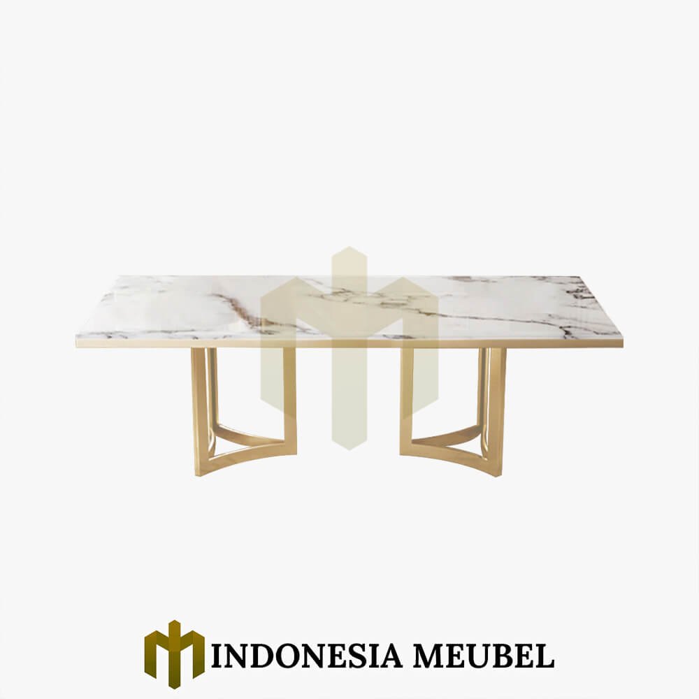 Meja Makan Minimalis Mewah Stainless Gold Candy Cantik IM-1263 2 Meja Makan Minimalis Mewah Stainless Gold Candy Cantik IM-1263.1